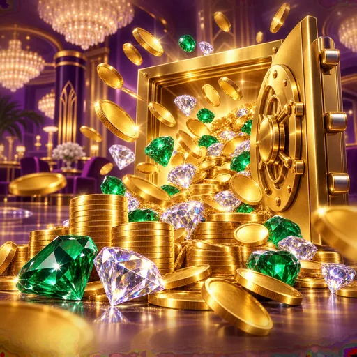 Gold-and-luxury reel art for the Big Money Frenzy pokie